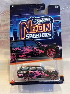 新作ホットウィールNEON SPEEDERSネオンスピーダーズ1/64?DATSUN510WAGONダットサンブルーバード510ワゴン日本車旧車他HOTWHEELS出品同梱可