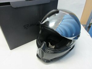 1000円～美品　ルーロック　Ruroc 4.0　カーボン R22-06 フルフェイスヘルメット ATLAS shockwave付き　サイズM～L