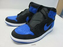 未使用　ナイキ　NIKE AIR JORDAN 1 RETRO HIGH OG Royal Reimagined DZ5485-042 スニーカー サイズ27cm_画像2