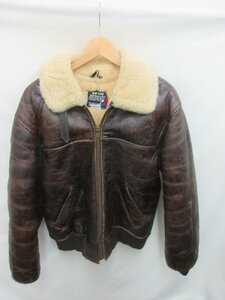 ◆1000円～ショット　schott TYPE B-6 1585-A フライトジャケット　サイズ36