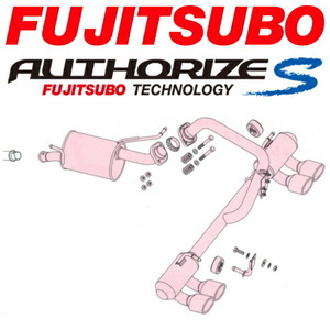 フジツボ オーソライズSマフラー DBA-MH34SワゴンRスティングレー 4WDターボ用 H24/9～H27/8