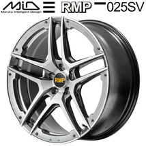 MID RMP 025SV ホイール1本 ハイパーメタルコート/ブラッシュド/アンダーカット 7.0J-18インチ 5穴/PCD114.3 インセット+48_画像1