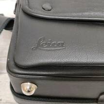 Leica ライカ 本革レザー カメラバッグ 25×19×15cm ショルダー_画像8