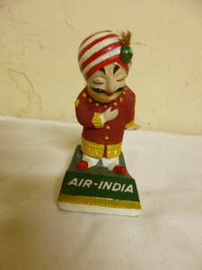AIR-INDIA　マハラジャ　インド航空　エアインディア　人形　置物　航空　ノベルティグッズ
