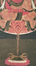 【赤阿弥陀像】 十三世紀 鎌倉時代 仏教 複製 印刷 掛軸 絹装／仏画 仏像 仏教美術 名画 古画_画像8