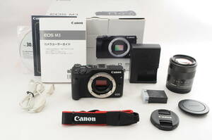 Canon Canon EOS M3 EF-M 18-55mm 1:3.5-5.6 IS STM zoom линзы комплект * внешний вид оптика очень красивый товар *