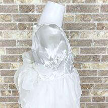 1円 子供ドレス Honey Princess ワンピース サイズ110 白 カラードレス 発表会 イベント　中古２０１８_画像6