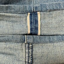 (^w^)b 日本製 LEVI'S リーバイス 702 XX デニム ジーパン ヴィンテージ クロージング バックル ボタンフライ ビッグE 赤耳 W29 7969EE_画像8