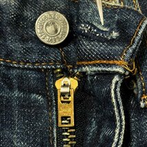 (^w^)b 日本製 LEVI'S リーバイス 502 XX ヴィンテージ クロージング デニム ジーパン レプリカ ビッグE 赤耳 TALON ジッパー W28 8031EE_画像6