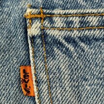 (^w^)b LEVI'S Levi's リーバイス 517 80s 90s ヴィンテージ デニム ジーパン パンツ ウォッシュ オレンジ タブ ジッパーフライ W33 7981EE_画像7