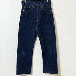 (^w^)b 日本製 LEVI'S リーバイス 551Z-XX デニム ジーパン ヴィンテージ クロージング TALON ジッパー ビッグE 赤耳 濃紺 W28 7958EE