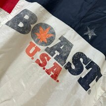 (^w^)b BOAST U.S.A. ボースト ユーエスエー 80s 90s ヴィンテージ ナイロン メッシュ ジャンパー ウィンドブレーカー 青 赤 白 L 8233EE_画像8