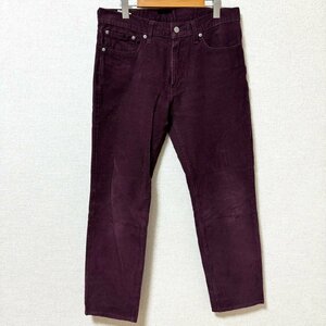 (^w^)b Levi's リーバイス 511 コーデュロイ カラー ストレッチ パンツ ボトムス 白タブ ジッパーフライ ペーパーパッチ 紫 W33 8211EE