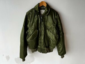 (^w^)b ISS INC TYPE CWU 55/P タイタンクロス 美品 JACKET COLD WEATHER TITAN フライトジャケット S オリーブグリーン USA製 アメリカ製