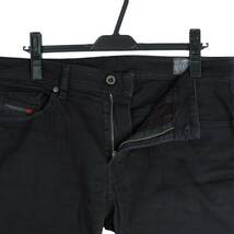 ◆美品◆ DIESEL ディーゼル THOMMER SLIM SKINNY スリムスキニー 0688H ストレッチ ジーンズ デニム パンツ 黒 メンズ W33 L30　3464A0_画像3