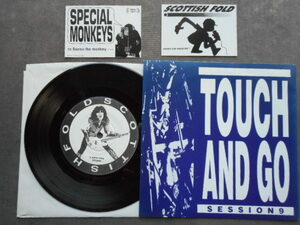 A4890 【EP】 Scottish Fold / Special Monkeys / Touch And Go Session 9 / Laboratory Records LABO-004 / ハードコア ステッカー付