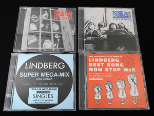 リンドバーグ 非売品[CD]4枚セット/SUPER MEGA-MIX/NON STOP MIX/SONGS from LINDBERG VIII Vol.1・2/渡瀬マキ