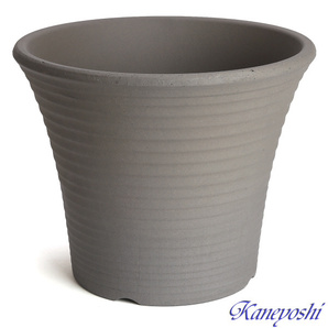 植木鉢 おしゃれ 安い 陶器 サイズ 26.5cm DLローズ 8号 古風焼 室内 屋外 グレー 色の画像2