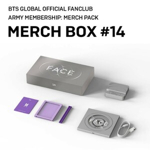 BTS ARMY MEMBERSHIP MERCH PACK MERCH BOX #14 FACE BOX FC会員限定アイテム JIMIN パクジミン ジミン 防弾少年団 バンタン