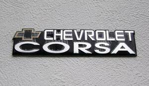 ☆ Дешевая доставка включает в себя ◎ Редкая эмблема Chevrolet Corsa 3D -алюминиевая эмблема