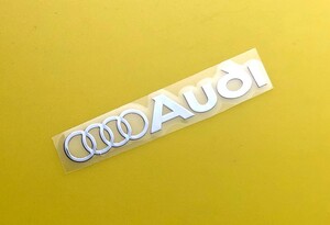  цвет .. место . приклеивание возможно 0000 Audi Logo Mark aluminium стикер маленький ⑩b