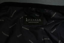 【美品/レア】LAVENHAM 50th フラワー刺繍 キルティング ジャケット ブラック S(ユニセックス ラベンハム ラヴェンハム 背中 50周年)_画像6