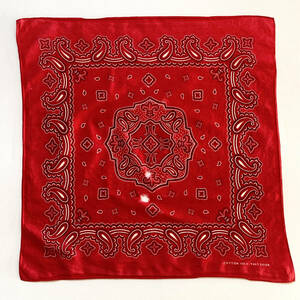 【VINTAGE*1960’s～ USA BANDANA*ヴィンテージバンダナ*100％ Cotton*FAST COLOR*MADE IN USA】⑰