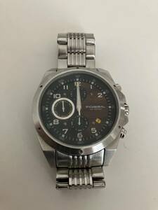 FOSSIL☆CH-2557☆10気圧防水☆ストップウォッチ付☆希少☆ベルト難あり