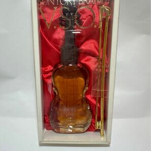 [美品] 未開栓　サントリー　ブランデーVSOP バイオリン型　70ml 