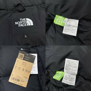 【23AW 美品 メンズ L】ノースフェイス Nuptse Jacket ヌプシ ダウンジャケット ブラック 黒 フード THE NORTH FACE ND92335の画像6