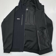 【23AW 美品】FCRB PDK HYBRID HOODIE ハイブリッドフーディ M ブラック 黒 フード ジャージ 切替 トラックジャケット_画像5