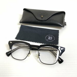 [30 anniversary ]BLACK FLYS Black Fly 30th ANIVERSARY LIMITED FLY DERBY half rim glasses black black . glasses no lenses fashionable eyeglasses 