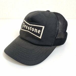 【USA製】Cheswick チェスウィック FIRESTONE ファイヤーストーン メッシュキャップ ブラック 黒 帽子