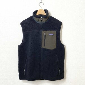 【メンズ Ｍ】Patagonia パタゴニア CLASSIC RETRO-X VEST クラシック レトロＸ ベスト ブラック 黒 フリースベスト 切替 23046F8