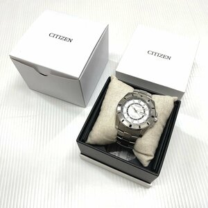 CITIZEN シチズン クロノグラフ 腕時計 4150-S062802 シルバー 裏スケ 自動巻き 3針 カレンダー