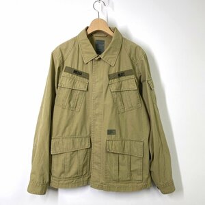 WTAPS ダブルタップス JUNGLE L/S ジャングルシャツ S ベージュ 長袖シャツ ミリタリーシャツ リップストップ