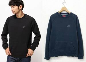 NIKE ナイキ TECH FLEECE 1.0 CREW テックフリース クルーネック S ブラック 黒 スウェット トレーナー