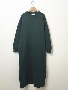 STYLEMIXER スタイルミキサー ニットワンピース F グリーン 緑 長袖 スリット