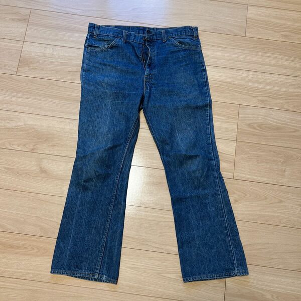 70’s Levi’s 348-63 ベルボトム デニムパンツ