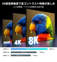 UGREEN HDMI切り替え器 8K@60Hz 2入力1出力 HDMI2.1 4K@144Hz HDMIセレクター 手動 切り替え HDCP 2.2 PC/PS5/PS4/HDTV/Xbox/Fire TV Stick_画像4