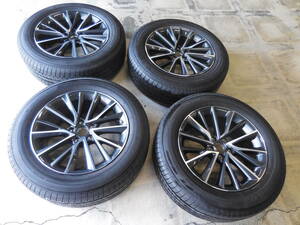 バリ溝 美品■LEXUS レクサス 純正 20系 NX 空気圧センサー有■18×7.5J+35 114.3-5H 235/60R18■4本set