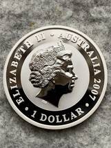 オーストラリア　コアラ銀貨　2007年　1ドル銀貨（1オンス）/コインカプセル付_画像7