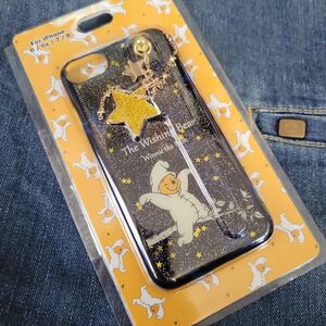 新品 ディズニーストア 限定 プーさん iPhoneケース 星チャーム付き iPhone7 iPhone8 iPhoneSE 