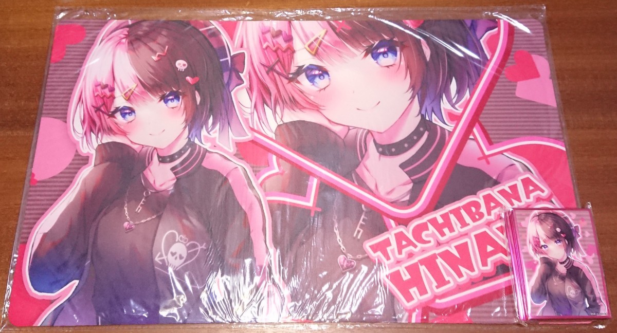 未開封】 ぶいすぽっ 橘ひなの ひなーの スリーブ プレイマット 未開封】 ぶいすぽっ 橘ひなの ひなーの スリーブ プレイマット