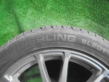 5FA350 AE9)) 送料無料 2022年製 215/50R17 SEIBERLING SL201 夏タイヤ+17インチホイール4本セット ビアンテ_画像3