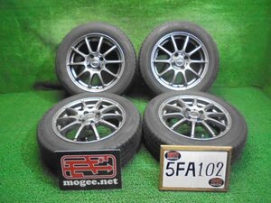 5FB102 AB9)) 送料無料 2022年製 185/60R15 ダンロップ ENASAVE EC204 夏タイヤ+15インチホイール4本セット シャトル