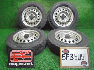 5FB505 BB5)) 送料無料 2022年製 155/80R14 88/86N LT アイスガードiG91 スタッドレスタイヤ+トヨタ純正 14インチホイール4本セット