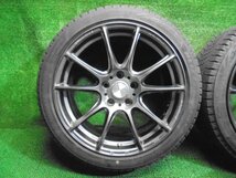 5FB754 AF9)) 送料無料 2021年製 245/40R18 ブリヂストン ブリザックVRX3 スタッドレス+WedsSport SA-25Rアルミホイール4本セット WRX_画像2