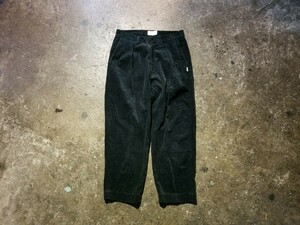 WTAPS 21AW TUCK 02 TROUSERS/COTTON.CORDUROY ダブルタップス コーデュロイタックパンツ ブラック 212TQDT-PTM02