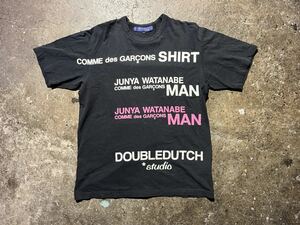 JUNYA WATANABE MAN DOUBLEDUTCH名古屋 オープン限定 ロゴプリント ジュンヤワタナベマン ダブルダッチ名古屋 LN-T001 L